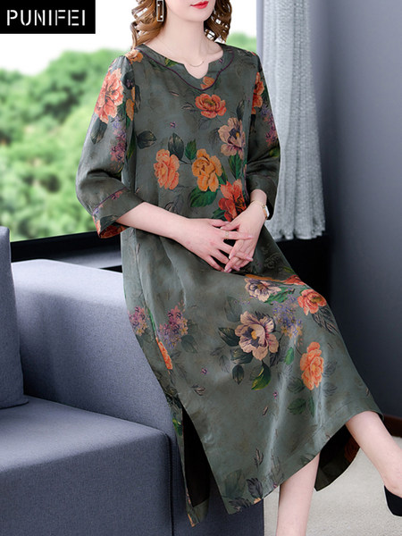 เดรสวัยผู้ใหญ่40-60ปี เดรสคุณแม่ ชุดเดรสทำงานวัยผู้ใหญ่ แบรนด์ MAMA DRESS