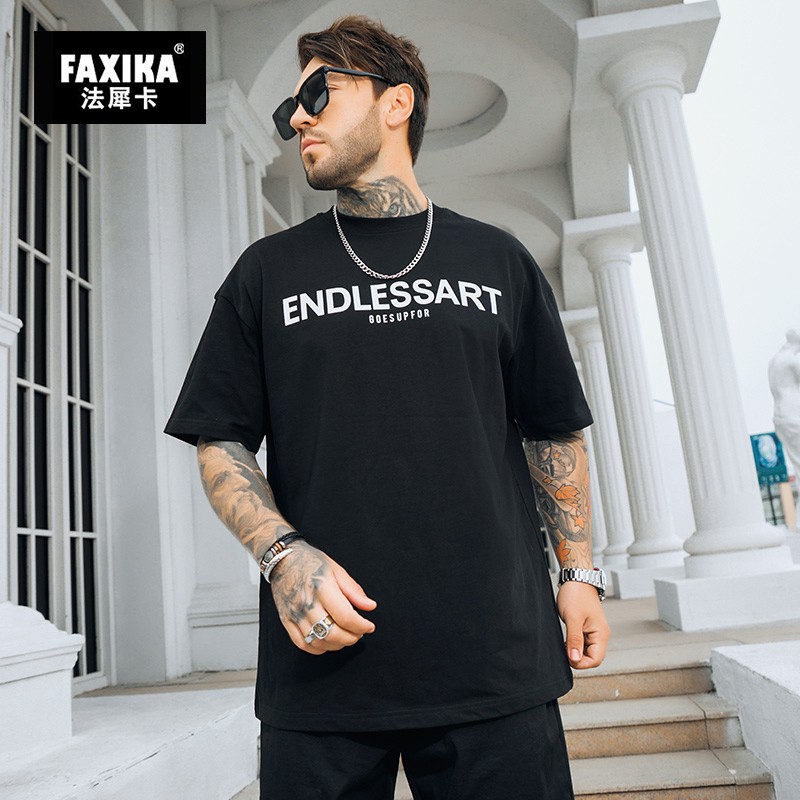 เสื้อยืดผู้ชายอ้วน S-5XL(อกเสื้อ39-51นิ้ว)