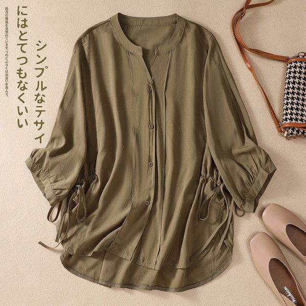 เสื้อลินิน แบบเสื้อสวยๆ เสื้อผ้าฝ้ายลินิน เสื้อเชิ้ตผ้าลินิน BY LININ