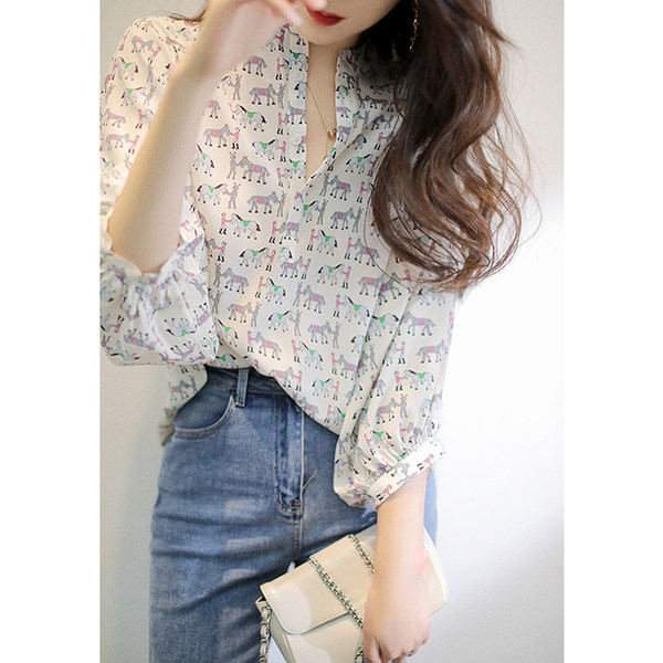 เสื้อชีฟองเกาหลี เสื้อชีฟองสวยๆ