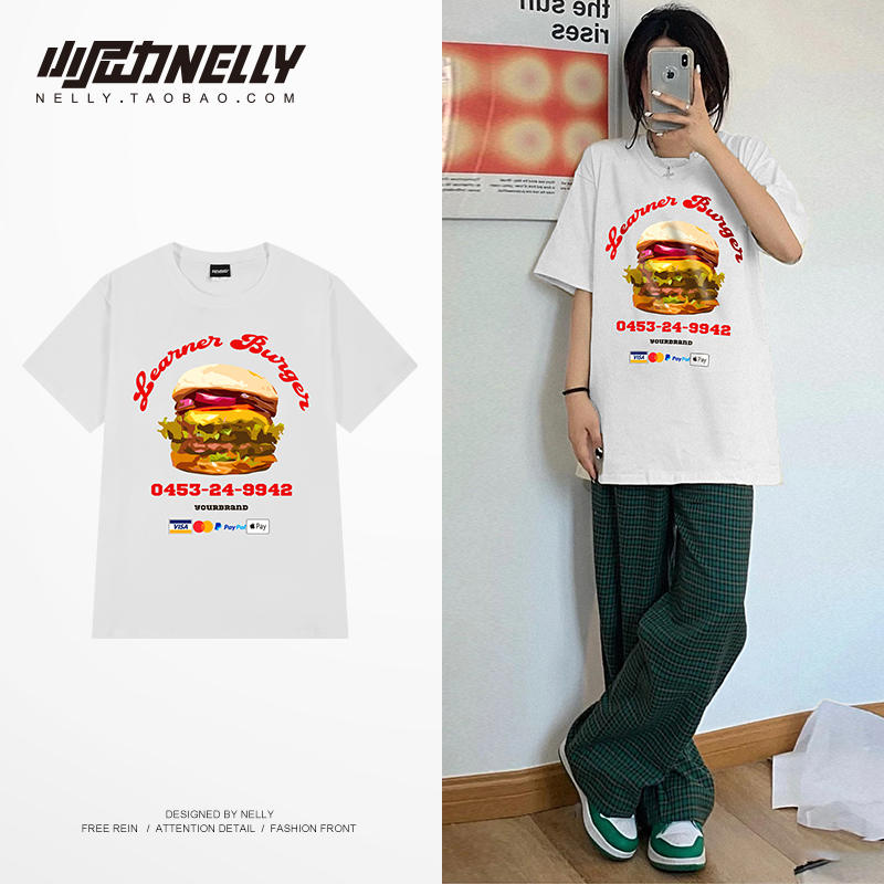 เสื้อยืดคอกลม ผู้ชาย เสื้อยืดผู้ชายเกาหลี เสื้อยืดเกาหลี แบรนด์ NELLY