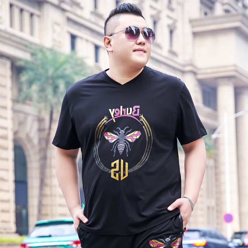 เสื้อยืดผู้ชายอ้วน S-5XL(อกเสื้อ39-51นิ้ว)