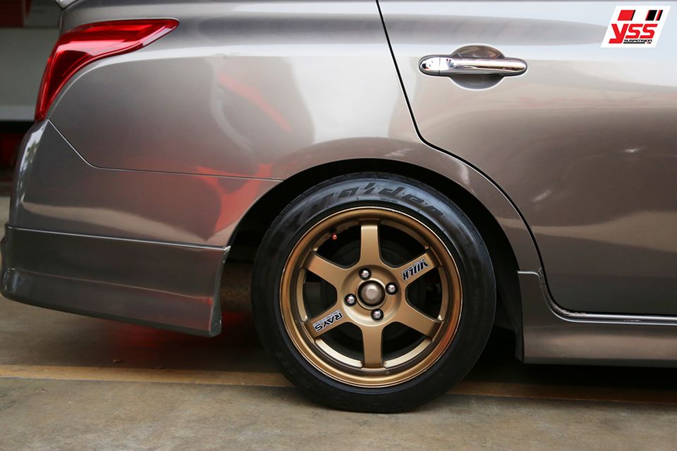 YSS สปริงรถยนต์ Nissan Almera ปี11-19 (โหลด)