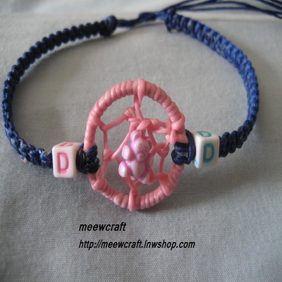 สร้อยข้อมือตาข่ายดักฝัน #Dm003 size7.7"
