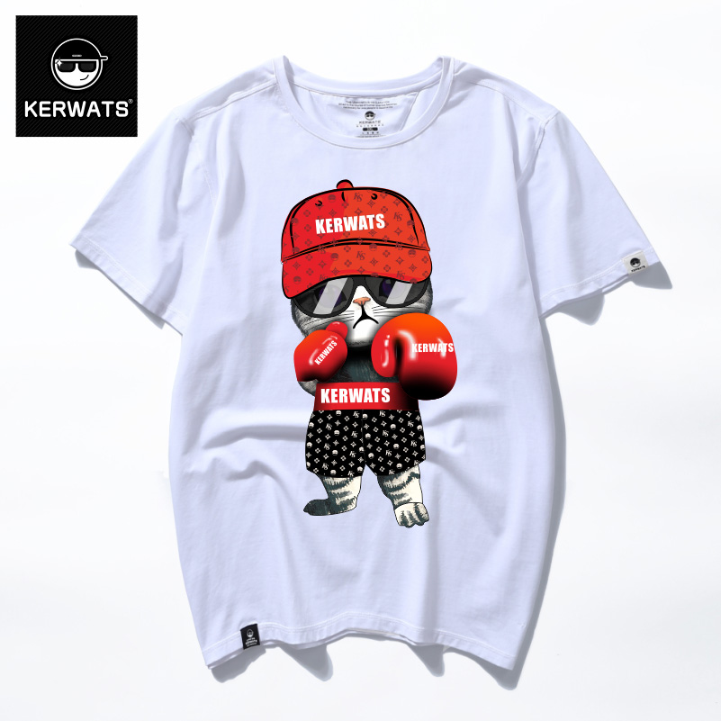 เสื้อยืดผู้ชายอ้วน S-6XL น้ำหนักผู้สวม 50-135 กิโลกรัม