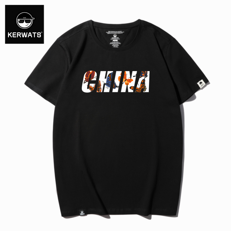 เสื้อยืดผู้ชายอ้วน S-6XL น้ำหนักผู้สวม 50-135 กิโลกรัม