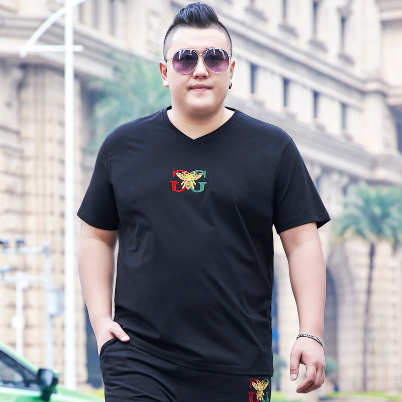 เสื้อยืดผู้ชายอ้วน S-5XL(อกเสื้อ39-51นิ้ว)