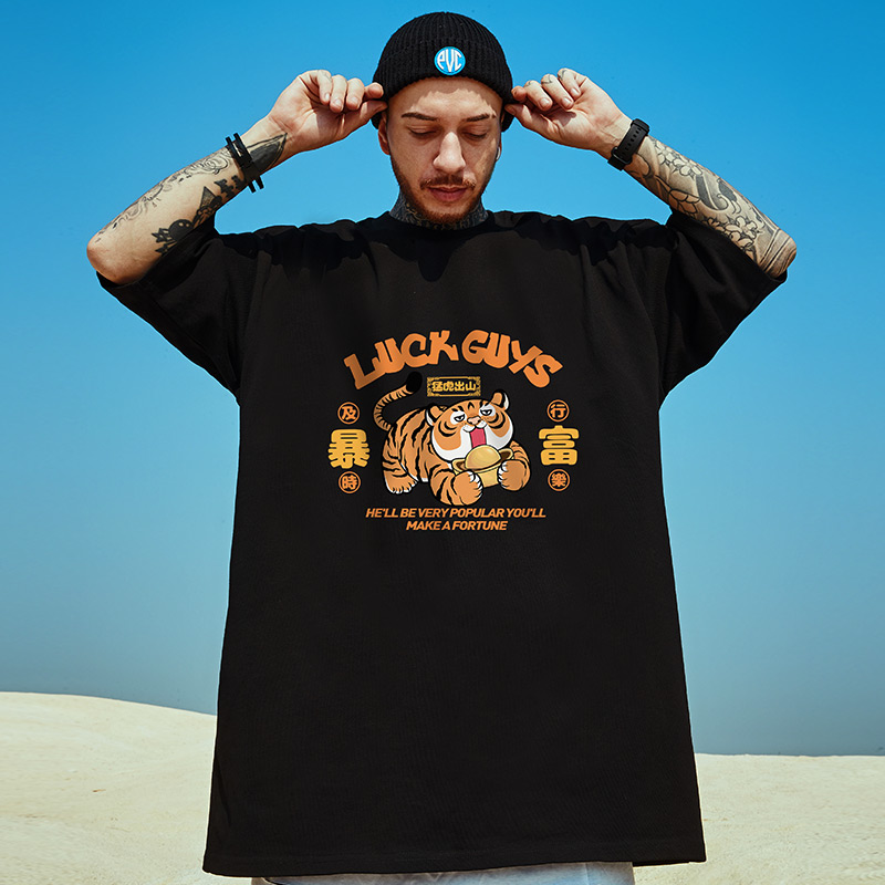 เสื้อยืดผู้ชายอ้วน S-5XL(อกเสื้อ39-51นิ้ว)