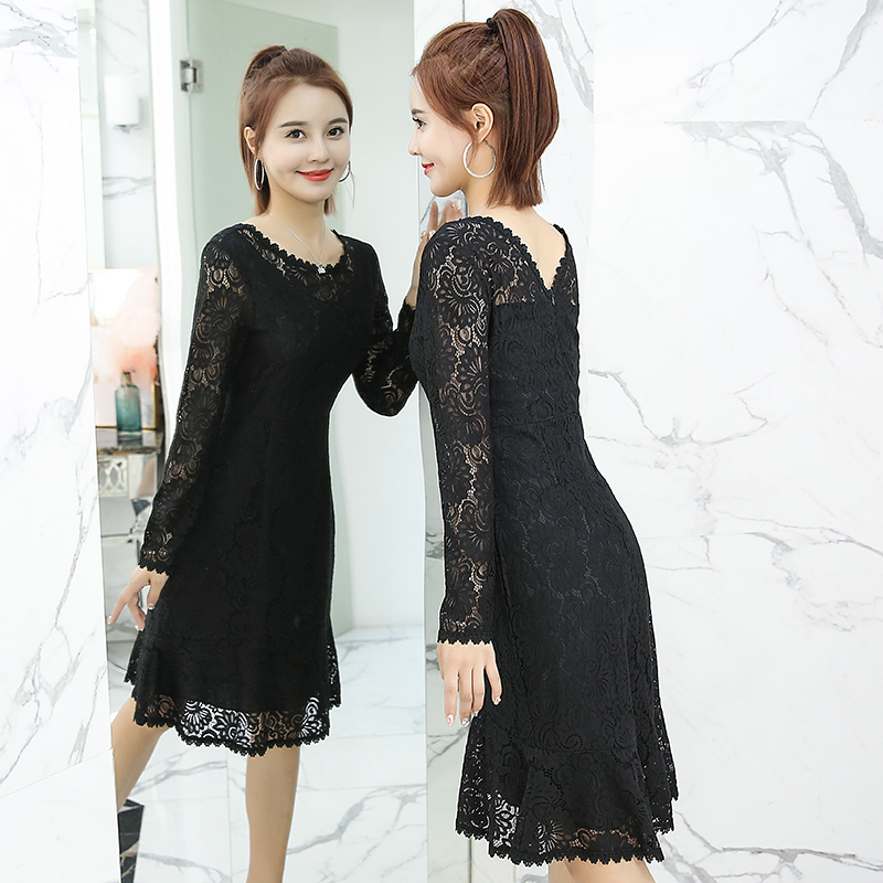 Dress4567 เดรสลูกไม้แขนยาว ซิปหลัง มีซับในอย่างดีทั้งชุด ผ้าลูกไม้เกรดพรีเมียมเนื้อดีลายสวยเนื้อหนามีน้ำหนัก งานสวยเหมือนราคาหลักพัน ทรงสวยเรียบหรูใส่ทำงาน/ใส่ออกงานได้ **พร้อมส่งสีชมพูสีเดียวค่ะ