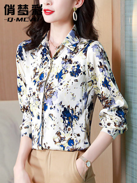 เสื้อเชิ้ต เสื้อเชิ้ตชีฟอง ลายสวยๆฟรีค่าส่ง