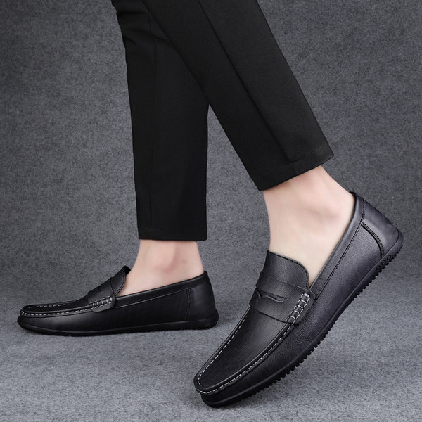 รองเท้าหนังผู้ชาย มีไซส์39-44 รองเท้าโลฟเฟอร์ชาย Slip-On Shoes