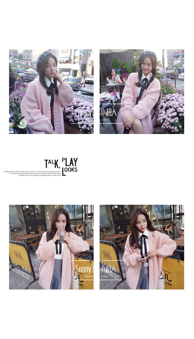 เสื้อคลุมไหมพรมถักทรงสวย เนื้อนิ่มยืดได้เยอะ ทรงน่ารักไม่เหมือนใคร งานดี พร้อมส่งเลยจ้า