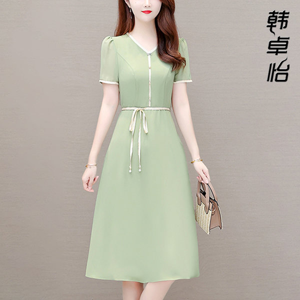 เดรสวัยผู้ใหญ่40-60ปี เดรสคุณแม่ ชุดเดรสทำงานวัยผู้ใหญ่ แบรนด์ MAMA DRESS