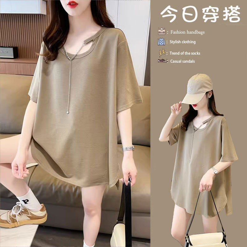 เสื้อยืดคนอ้วนแบบโอเวอร์ไซส์แบบ ulzzang fashion สนใจทักแชท
