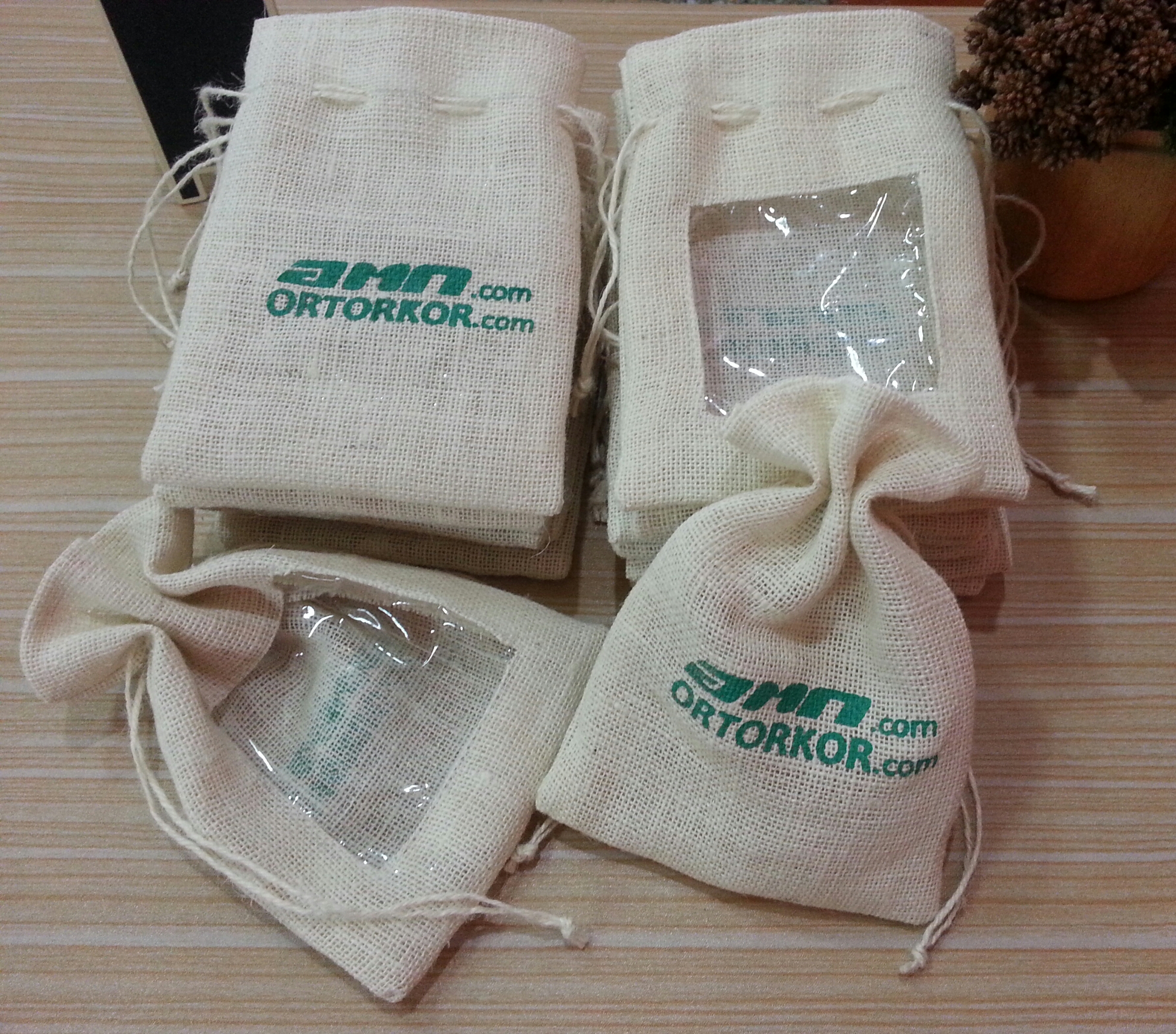 ถุงผ้ากระสอบบรรจุข้าวพร้อมสกรีน....องค์การตลาดเพื่อการเกษตรกร (อตก.)...