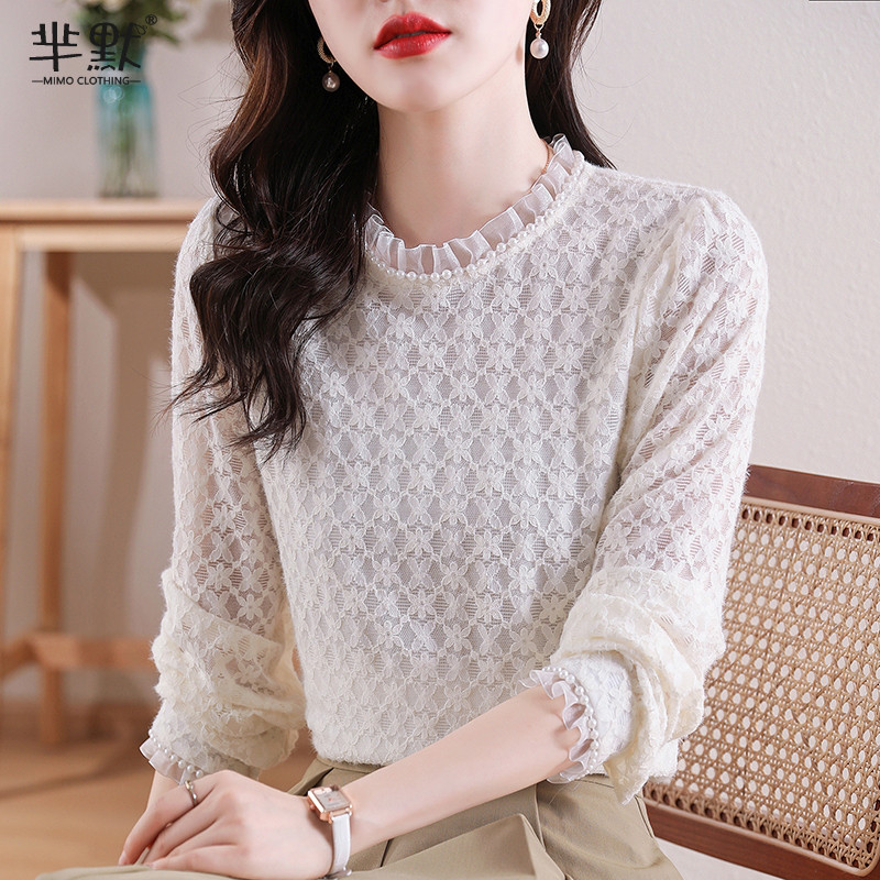 เสื้อลูกไม้ เสื้อเชิ้ตแขนยาว