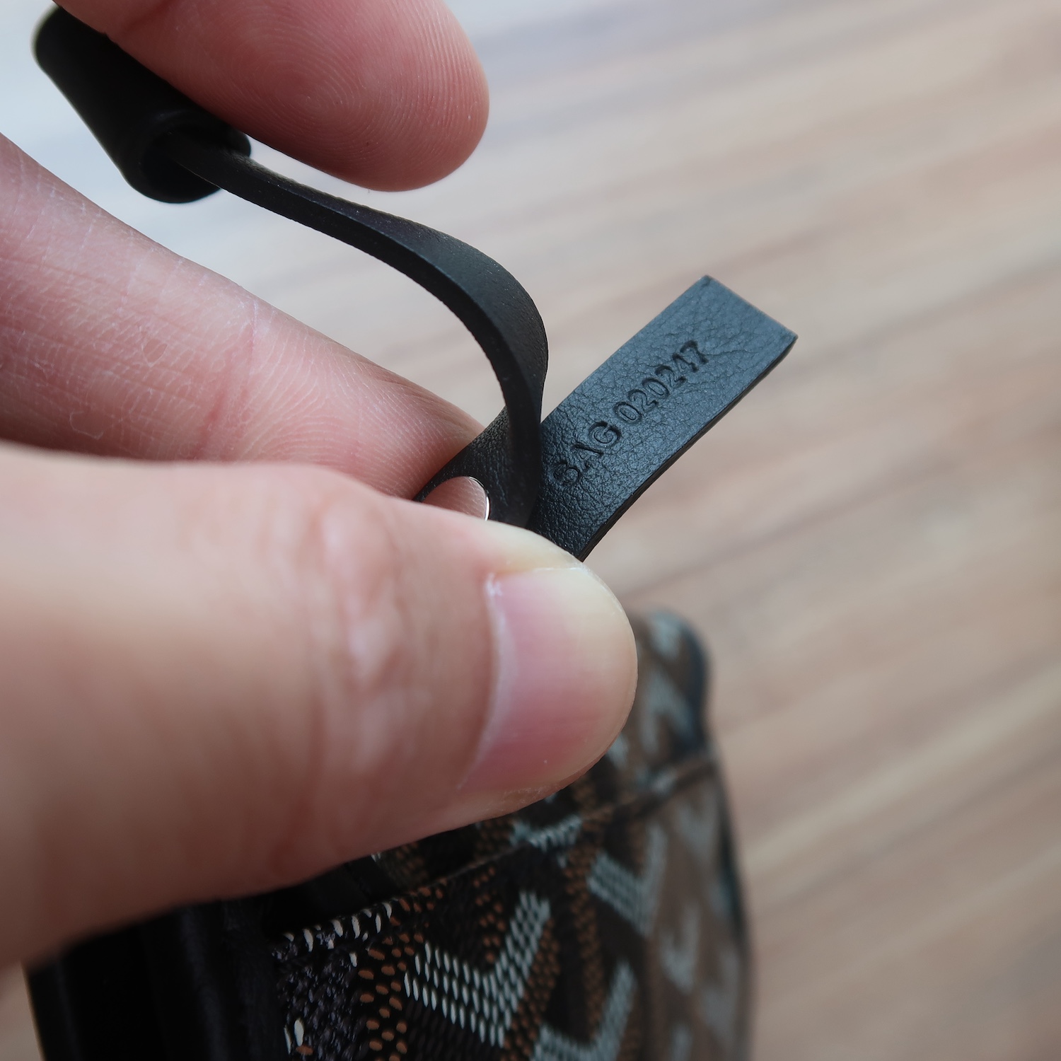 Goyard Black Monogram Heart Anjou Mini Bag (Full Set 2024)