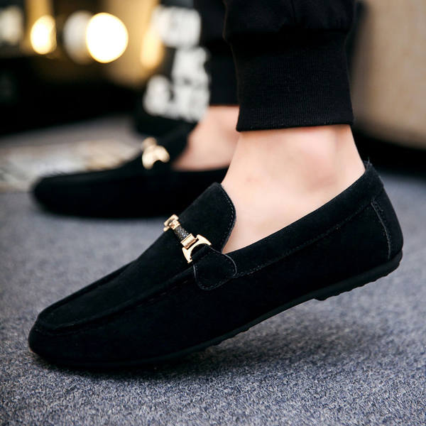 รองเท้าโลฟเฟอร์ชาย รองเท้าผู้ชาย รองเท้าแฟชั่นชาย รองเท้าหนังผู้ชาย Men Loafer Slip-On Shoes