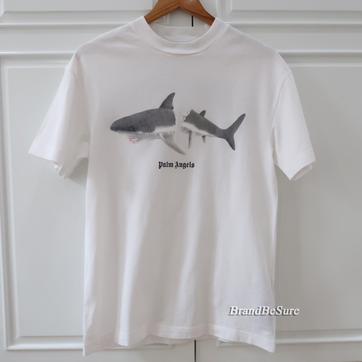 Palm Angels White Shark T-Shirt