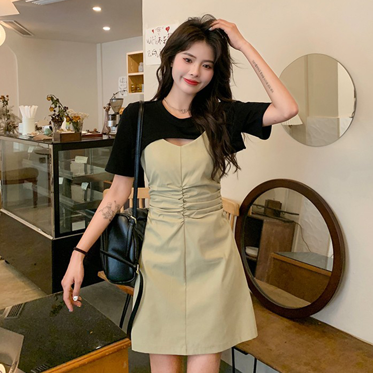 เดรสวัยรุ่น-เดรสคนอ้วนวัยรุ่น L-4XL(อก38-46 นิ้ว)