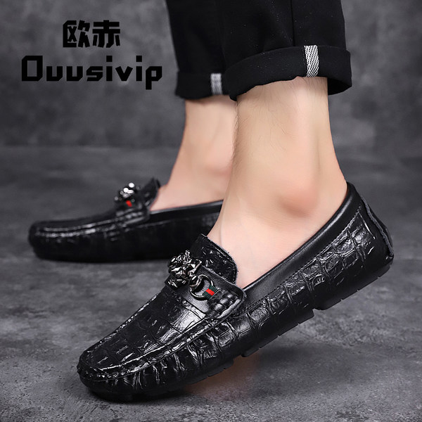 รองเท้าหนังผู้ชาย มีไซส์39-44 รองเท้าโลฟเฟอร์ชาย Slip-On Shoes