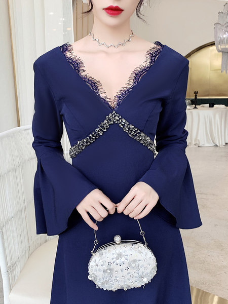 ชุดราตรี ชุดออกงาน ดีไซน์หรู แบรนด์ Angel