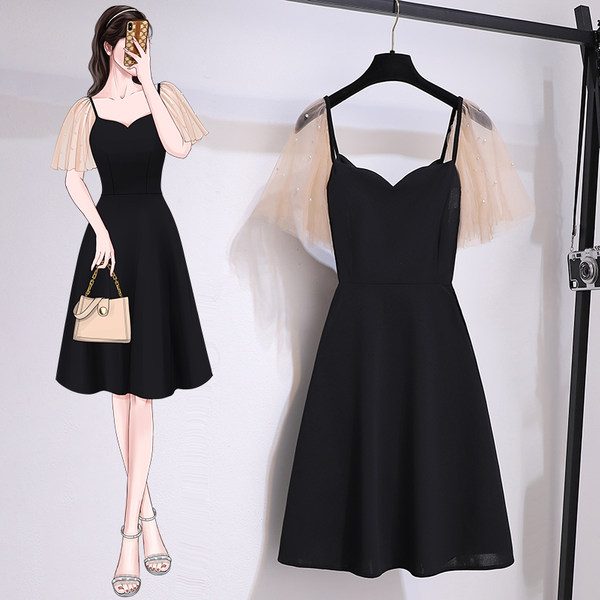 เดรสคนอ้วน เดรสสาวอวบ ชุดเดรสคนอ้วนวัยรุ่นแขนสั้น BY PLUS SIZE Girl