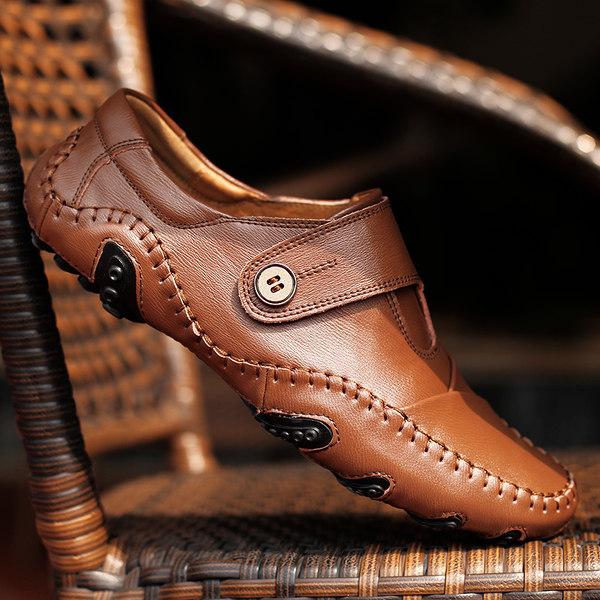 รองเท้าหนังผู้ชาย มีไซส์39-44 รองเท้าโลฟเฟอร์ชาย Slip-On Shoes