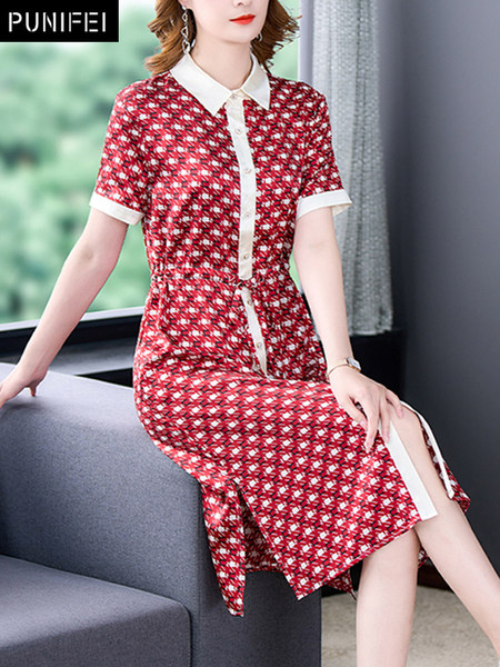 เดรสวัยผู้ใหญ่40-60ปี เดรสคุณแม่ ชุดเดรสทำงานวัยผู้ใหญ่ แบรนด์ MAMA DRESS