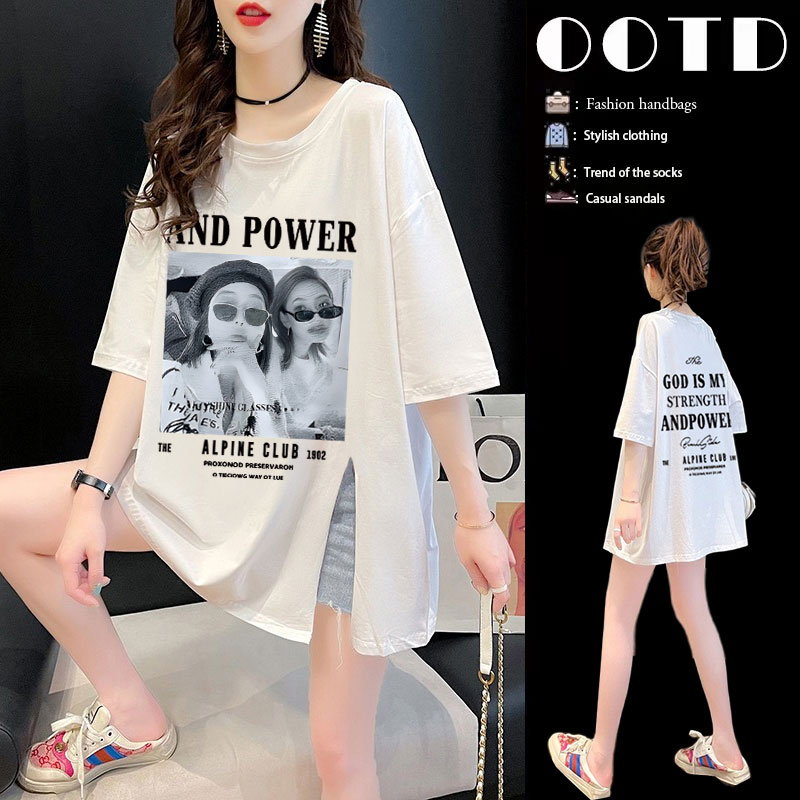 เสื้อยืดคนอ้วนแบบโอเวอร์ไซส์แบบ ulzzang fashion สนใจทักแชท