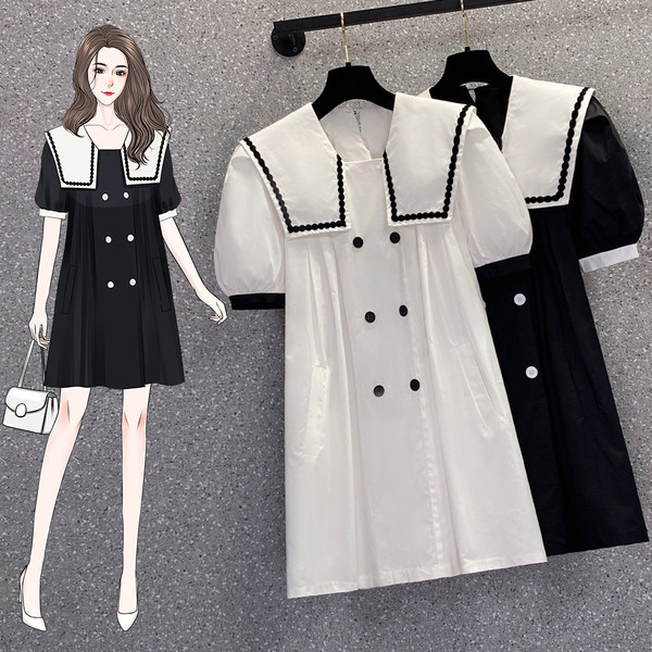 เดรสคนอ้วน เดรสสาวอวบ ชุดเดรสคนอ้วนวัยรุ่น BY PLUS SIZE Girl