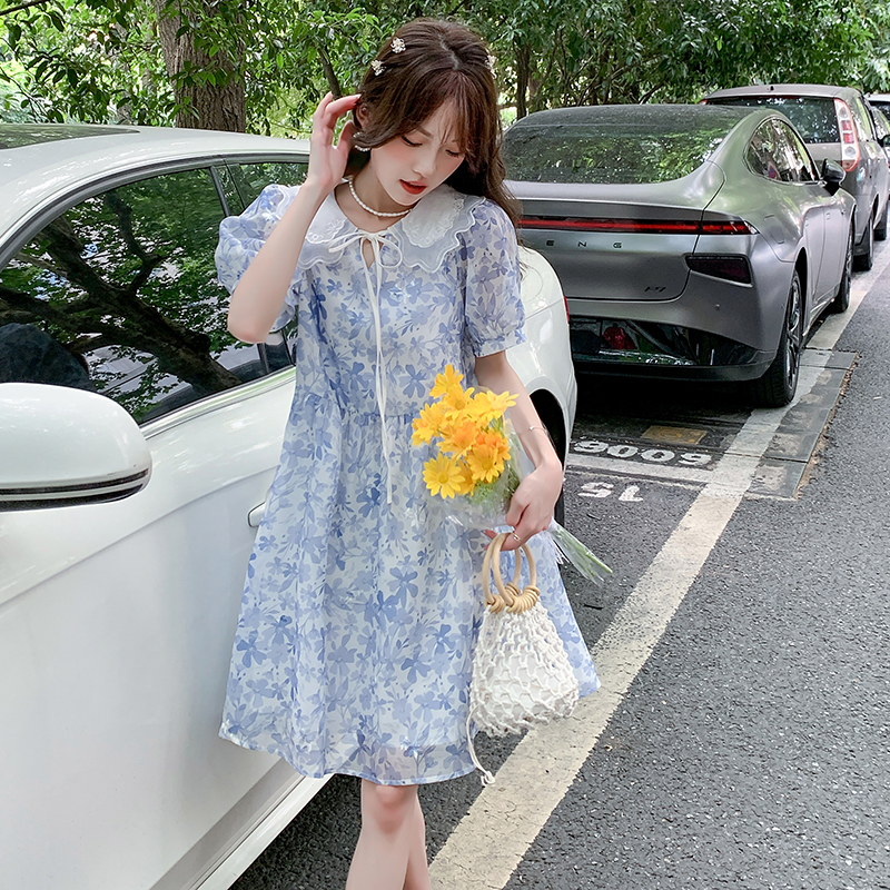 เดรสวัยรุ่น-เดรสคนอ้วนวัยรุ่น L-4XL(อก38-46 นิ้ว)
