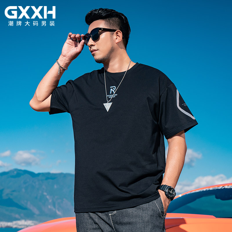 เสื้อยืดผู้ชายอ้วน S-5XL(อกเสื้อ39-51นิ้ว)