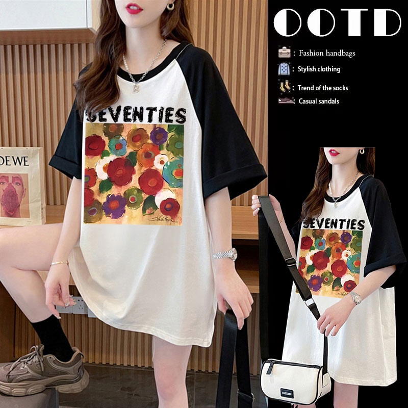 เสื้อยืดคนอ้วนแบบโอเวอร์ไซส์แบบ ulzzang fashion สนใจทักแชท