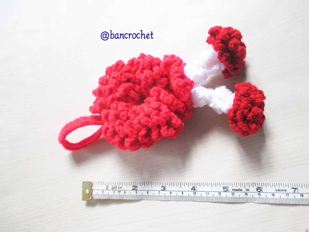 Bancrochet พวงมาลัยถักโครเชต์ Crochet Thai Garland หลากสี 6*5*4 inch