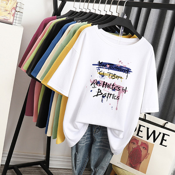 เสื้อโอเวอร์ไซส์เกาหลี เสื้อยืดพลัสไซส์ เสื้อยืดคนอ้วน เสื้อยืดโอเวอร์ไซส์ผู้หญิง