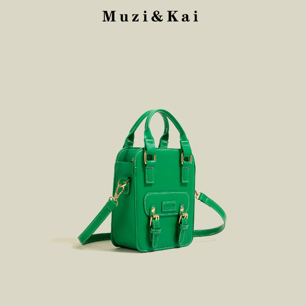 กระเป๋าสะพายข้างผู้หญิง กระเป๋าสะพายสไตล์เกาหลี By Muzi&Kai