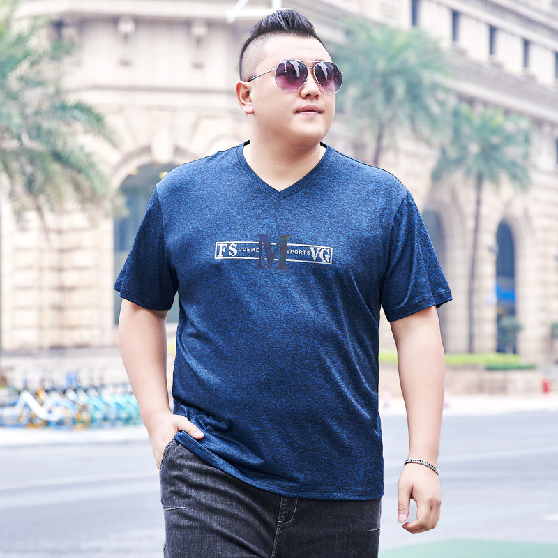 เสื้อยืดผู้ชายอ้วน S-5XL(อกเสื้อ39-51นิ้ว)