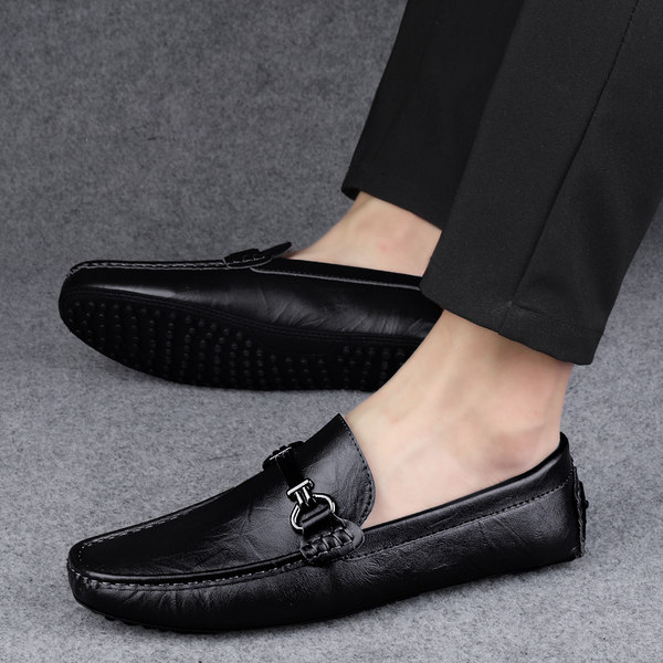 รองเท้าหนังผู้ชาย มีไซส์39-44 รองเท้าโลฟเฟอร์ชาย Slip-On Shoes