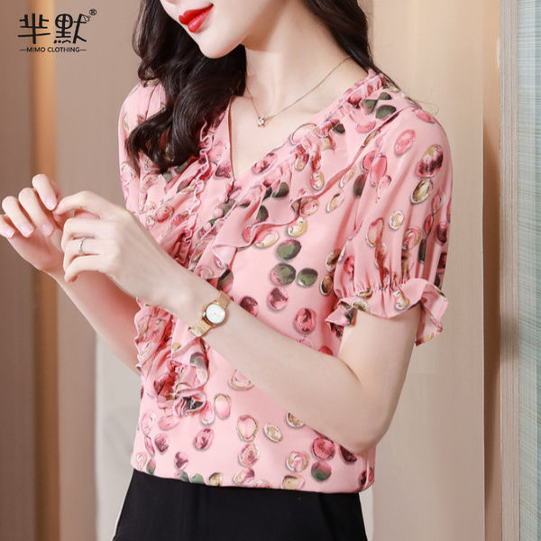 เสื้อชีฟองเกาหลี เสื้อชีฟองสวยๆ