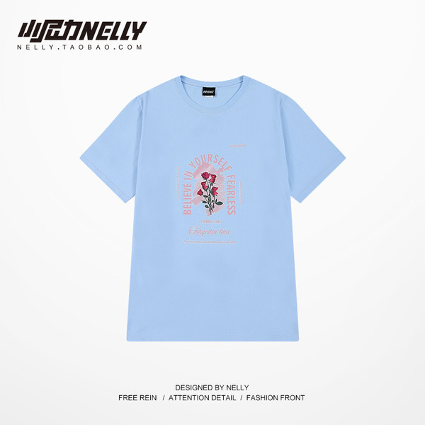 เสื้อยืดคอกลม ผู้ชาย เสื้อยืดผู้ชายเกาหลี เสื้อยืดเกาหลี แบรนด์ NELLY