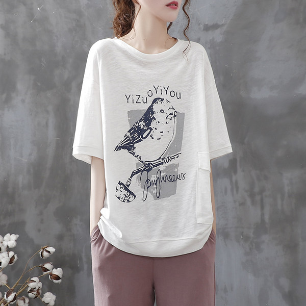 เสื้อยืดวินเทจ ฟรีไซส์อกเสื้อประมาณ 38-42
