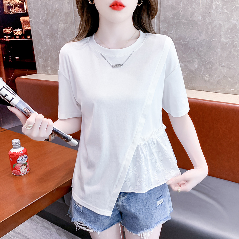 เสื้อผ้าวัยรุ่นเกาหลี เสื้อยืดวัยรุ่นผู้หญิง มีขนาด S M L XL