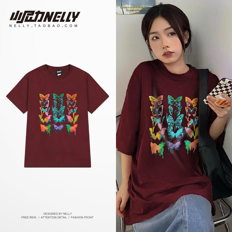 เสื้อยืดคอกลม ผู้ชาย เสื้อยืดผู้ชายเกาหลี เสื้อยืดเกาหลี แบรนด์ NELLY