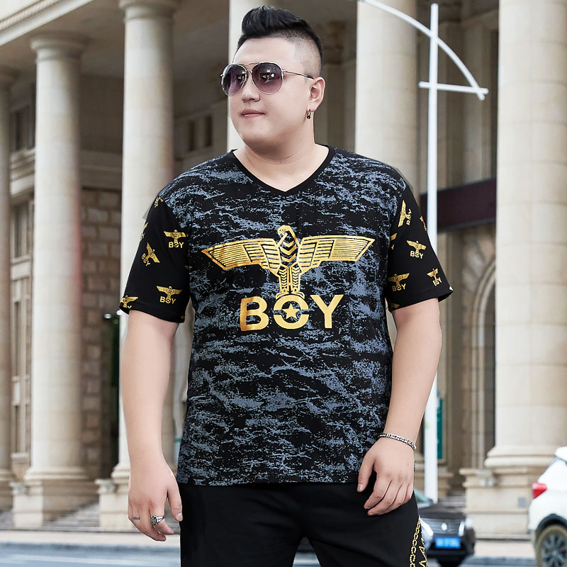 เสื้อยืดผู้ชายอ้วน S-5XL(อกเสื้อ39-51นิ้ว)