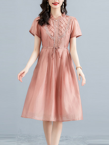 เดรสวัยผู้ใหญ่40-60ปี เดรสคุณแม่ ชุดเดรสทำงานวัยผู้ใหญ่ แบรนด์ MAMA DRESS
