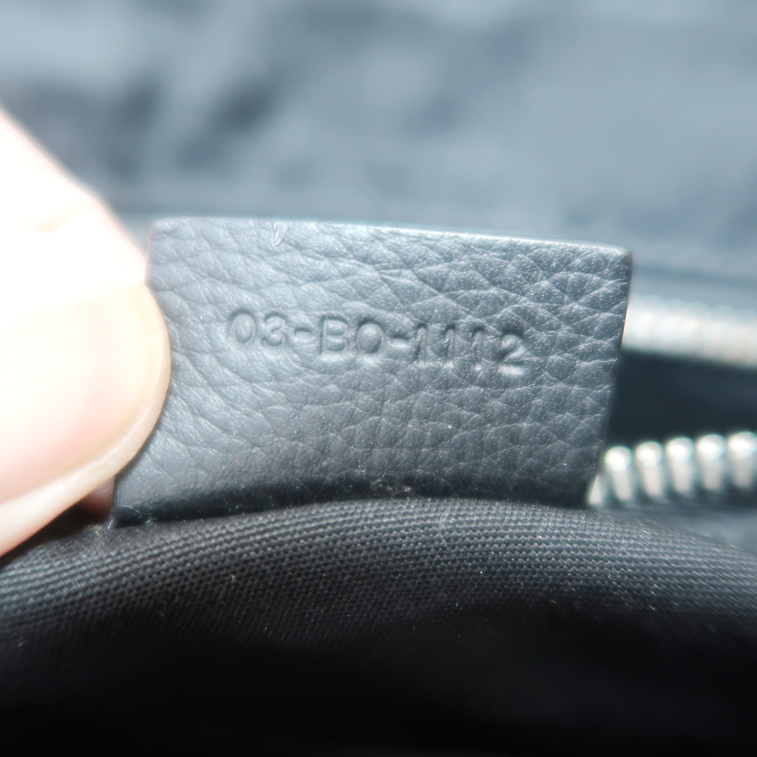 Dior Homme Grey Calfskin Messenger Bag