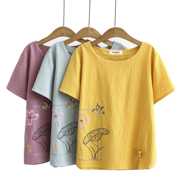 เสื้อลินินสไตล์ผู้ใหญ่ เสื้อคุณแม่ เสื้อผู้ใหญ่ แบรนด์ LININ
