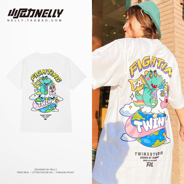 เสื้อยืดคอกลม ผู้ชาย เสื้อยืดผู้ชายเกาหลี เสื้อยืดเกาหลี แบรนด์ NELLY