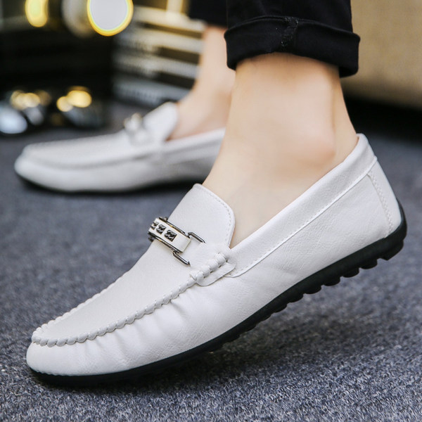 รองเท้าโลฟเฟอร์ชาย รองเท้าผู้ชาย รองเท้าแฟชั่นชาย รองเท้าหนังผู้ชาย Men Loafer Slip-On Shoes